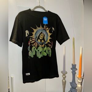 NWT Rare Chinatown RW Market Smiley Colab Panel Rework T-Shirt Black $98 Retail
